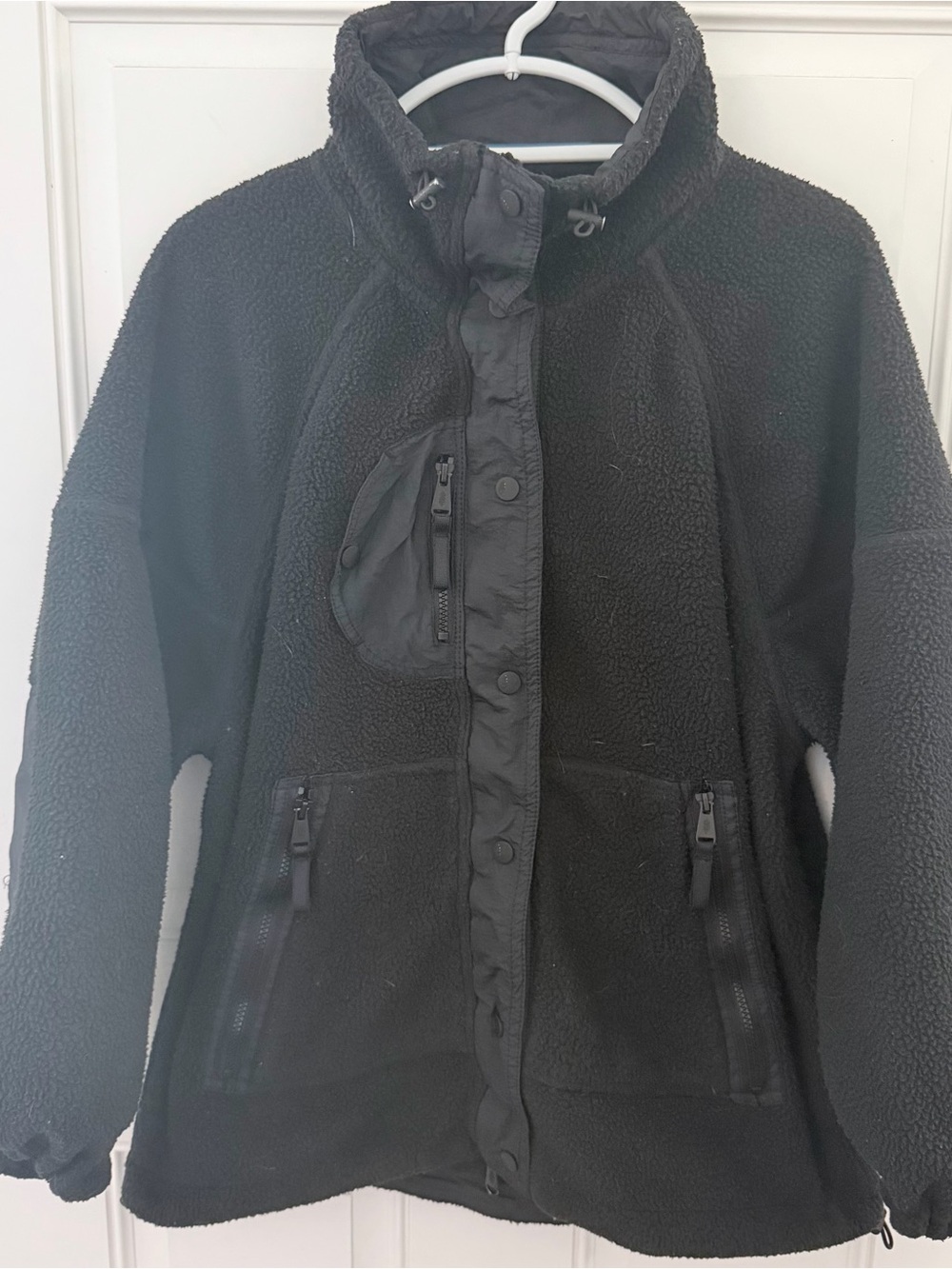 FP Movement Hit The Slopes Jacket XS | Black Fleece Oversized